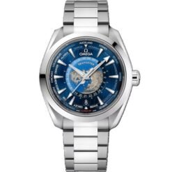 OMEGA SEAMASTER AQUA TERRA SILVER (BLUE DIAL) WORLD